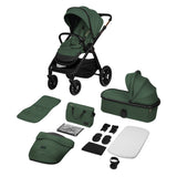 Бебешка Количка 2в1 Layla Green Forest Lionelo
