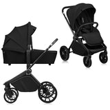 Бебешка Количка 2в1 Mika Plus Black Onyx Lionelo