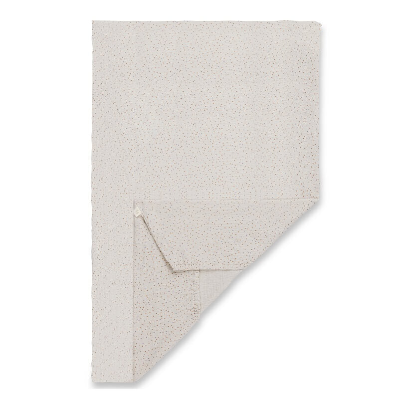 Cearșaf cu elastic 60/120 buline bej