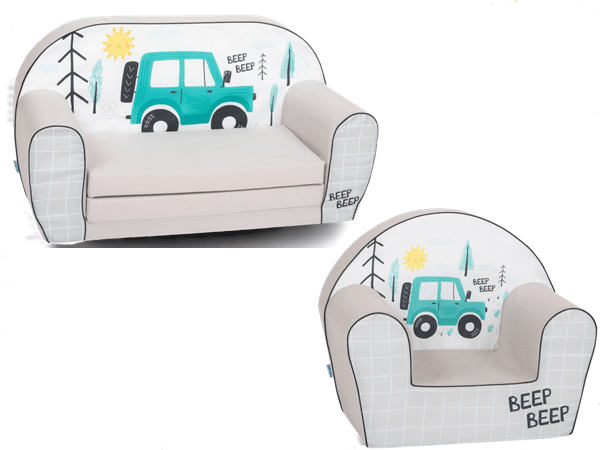 Комплект Разтегателен Диван И Фотьойл Бийп Бийп Delta Trade