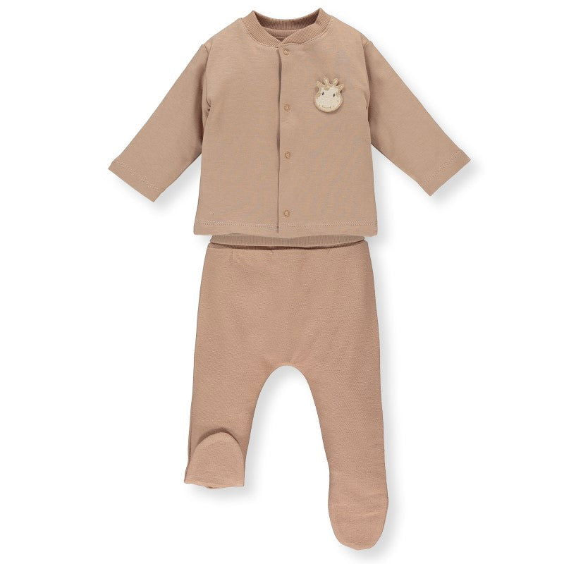 T3380 К-Кт 2Ч. Giraffe Brown 1-3M/62Cm --- BebeMama