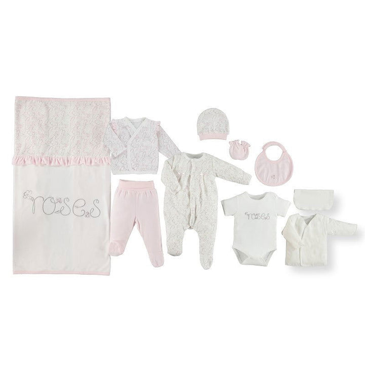 Z836 К-Кт 10Ч. Violet And Roses Pink 1-3M/62Cm -  -  - BebeMama