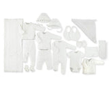 Bebetto - Комплект За Изписване 20 Ч. Born To Roya Z855E Момиче 0-3М/62См Екрю --- BebeMama