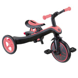 Tricicletă Globber Explorer 4 în 1 cu baldachin - Roz