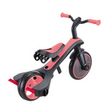 Tricicletă Globber Explorer 4 în 1 cu baldachin - Roz
