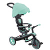 Tricicletă Globber Explorer 4 în 1 cu baldachin - Verde Mentă