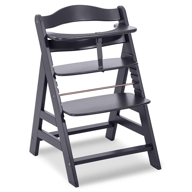 Дървен Стол За Харанене Alpha+ Dark Grey Hauck