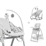 Стол За Хранене Sit N Relax 3в1 Nordic Grey Hauck