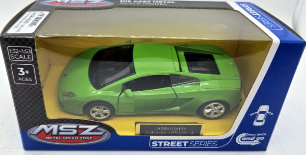 Mașină model metalic precisă 1:43 Lamborghini Gallardo LP560-4 cu amortizoare și uși care se deschid
