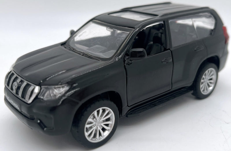Mașină model metalic precisă 1:42 Toyota Land Cruiser Prado cu amortizoare și uși care se deschid