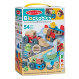 Дървен Конструктор 54ч. Превозни Средства Melissa&Doug