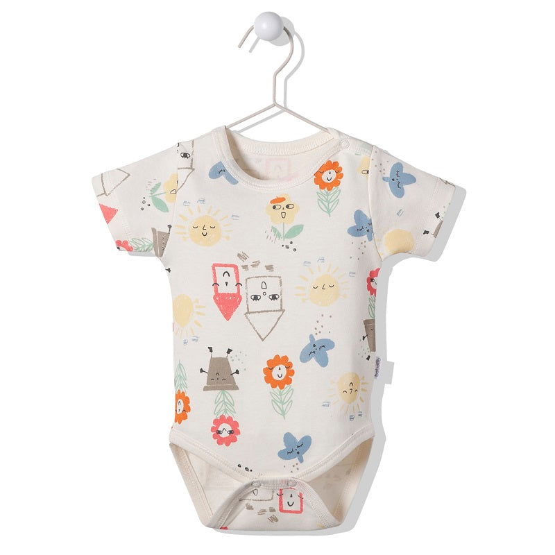 T3066 Боди Jolly Good Екрю 3-6M/68Cm --- BebeMama