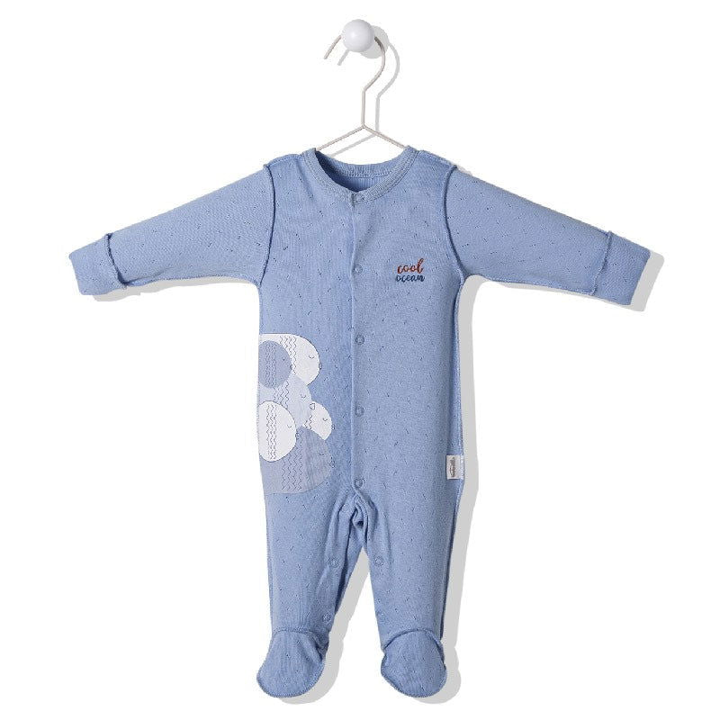 T3139 Гащеризон Naivy Live Син 3-6M/68Cm --- BebeMama