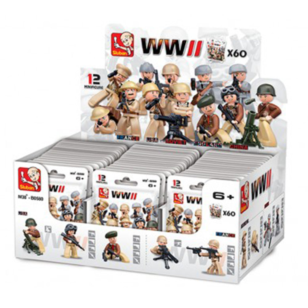 B0580 Констр. Мини Фигурки Войник 60 Sluban