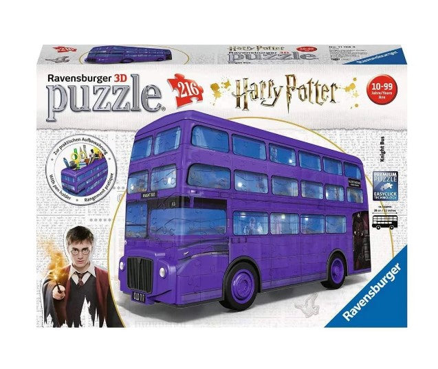 Ravensburger - 3D Пъзел 216 Ел. - Автобусът На Хари Потър