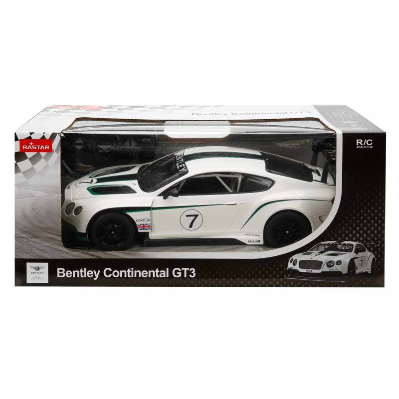 70600 Кола Rc Bentley Gt3 Performance 1:14 Бял --- BebeMama