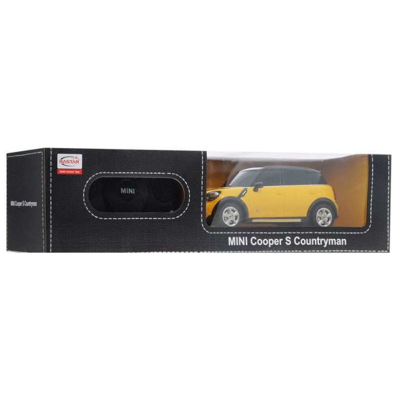 71700 Кола Rc Mini Cooper S Countryman 1:24 Жълт --- BebeMama