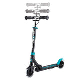 Тротинетка С Ръчна Спирачка Flow Element Junior Lights, Черна-Синя
