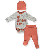 T3235 К-Кт 3Ч. Little Guy Grey 6-9M/74Cm --- BebeMama