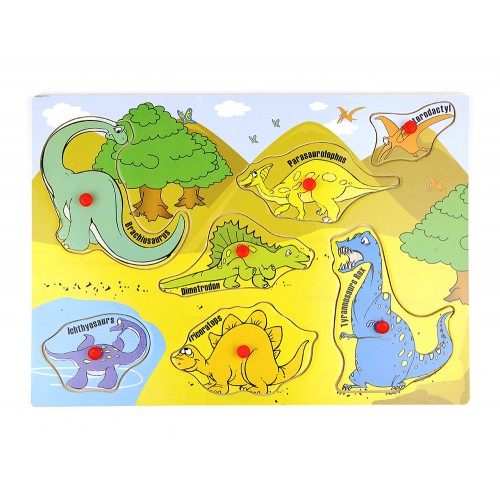 Puzzle cu dinozauri