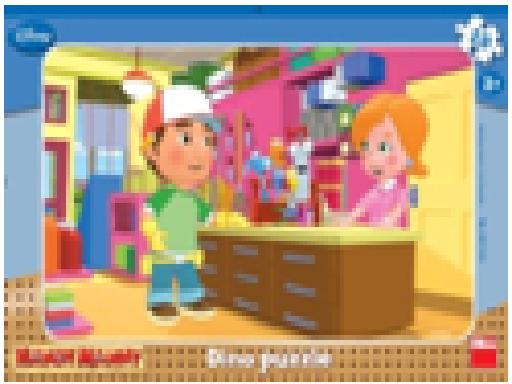 Puzzle cadru Handy Manny 15 piese.