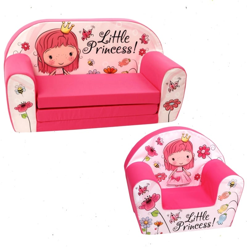 Комплект Разтегателен Диван И Фотьойл Little Princess Delta Trade