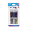 Brocart cu sclipici, culori variate, cu lipici, 6 culori