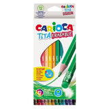 Tita Erasable Цветни Моливи С Гума 12бр. Carioca