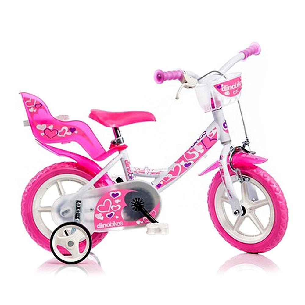 Колело Little Heart Розово 12“ Dino Bikes
