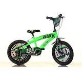 BMX kerékpár 14" Green Dino Bikes