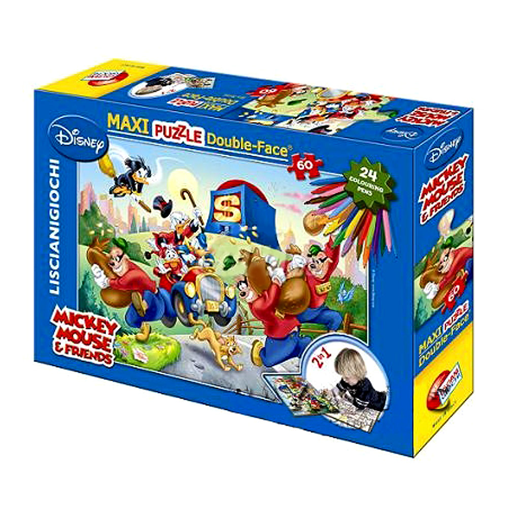 Пъзел 60ч. Пъзел 60ч. Maxi Df Mickey Mouse Флум. Lisciani