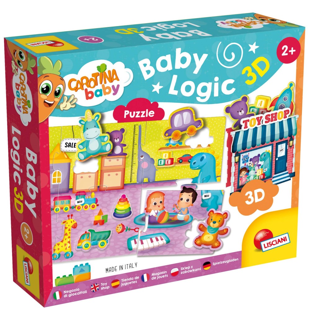 Carotina Baby Toys Logic Puzzle și 3D