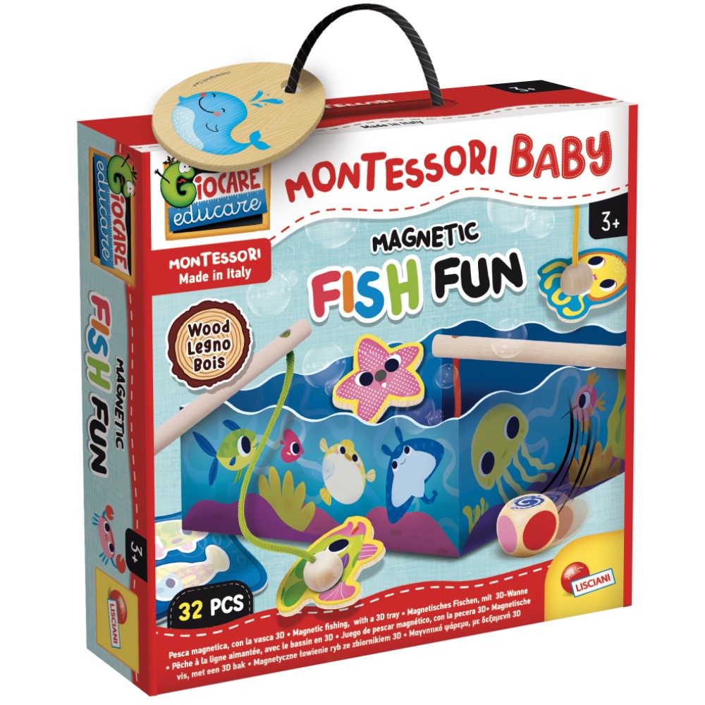 Montessori Legno Fish Fun Lisciani
