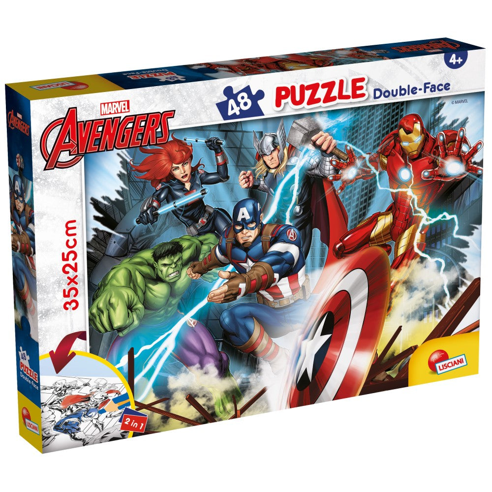 Marvel Пъзел 48ч. M Plus Avengers Lisciani