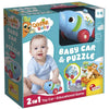 Carotina Baby Elephant Car & Puzzle Lisciani