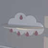 Polc-Akasztó Felhő Bambino Casa Montessori Allegria Clody Rosa