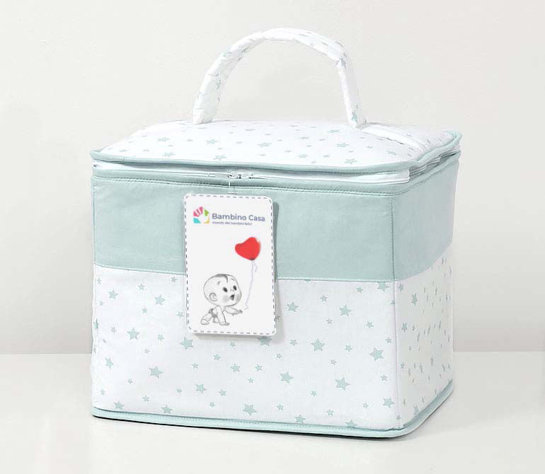 Geantă de toaletă Bambino Casa Paris Mentă