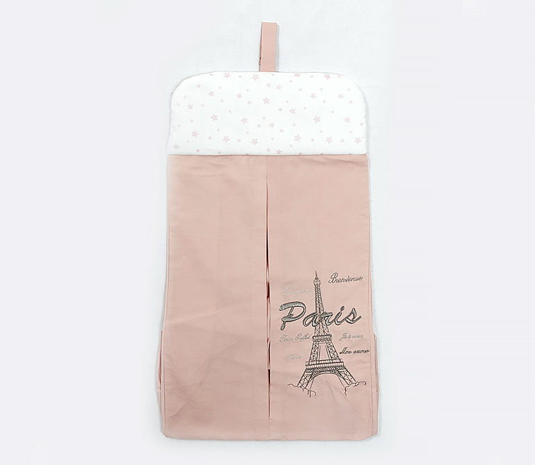 Geanta pentru scutece Bambino Casa Paris Rosa