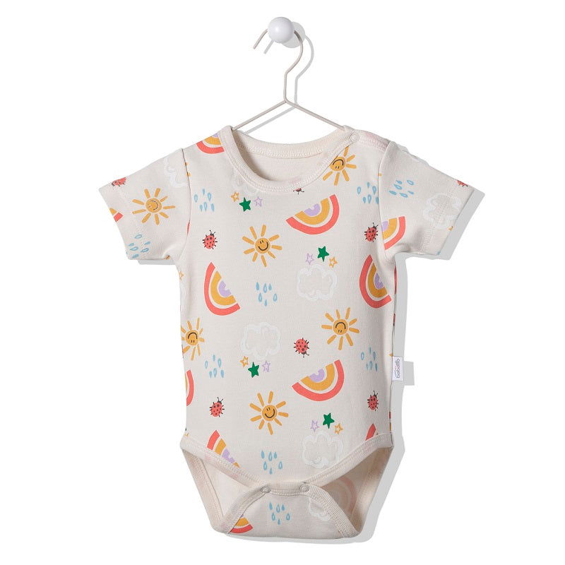 T2983 Боди Joyful Екрю 9-12M/80Cm --- BebeMama
