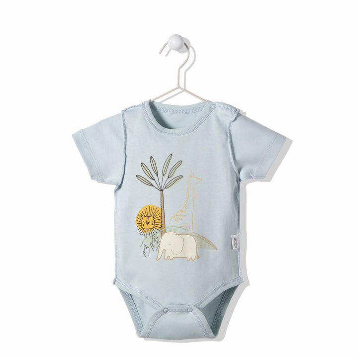 T3029 Боди Wilderness Син 9-12M/80Cm -  -  - BebeMama