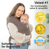 Ергономичен Слинг Кафяв Keababies