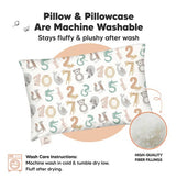 Pernă ergonomică pentru copii 33X46cm Wild 123 Keababies