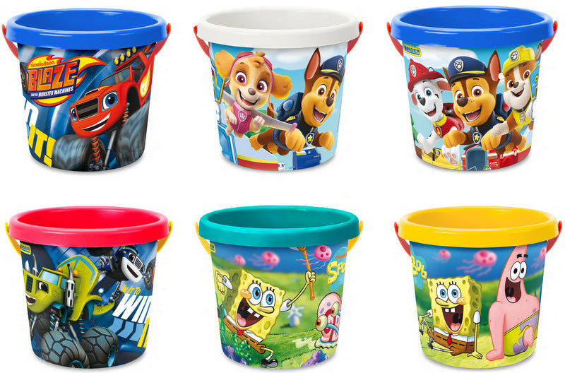 Găleată Nickelodeon cu ștampilă IML 14x14x12