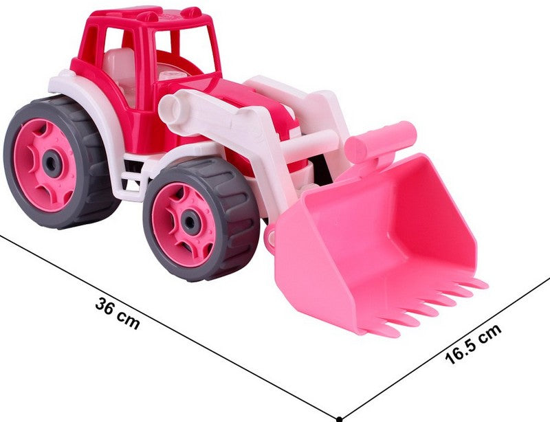 Tractor roz 36X16X17 cm