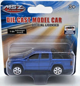 Mașină model metalic precisă 1:64 Volkswagen Amarok cu amortizoare