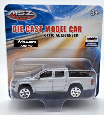 Mașină model metalic precisă 1:64 Volkswagen Amarok cu amortizoare