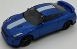 Mașină model metalic precisă 1:64 Nissan GTR cu amortizoare