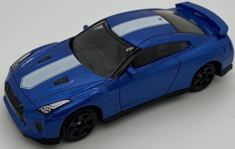 Mașină model metalic precisă 1:64 Nissan GTR cu amortizoare