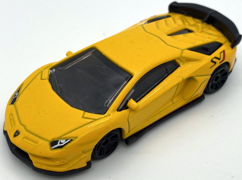 Mașină model metalic precisă 1:64 Lamborghini SVJ cu amortizoare