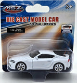 Mașină model metalic precisă 1:58 Toyota Supra [SUA] cu amortizoare
